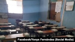 Escuela primaria Manuel Angulo Farrán, en el reparto Alex Urquiola, Holguín. (Foto: Facebook/Yenys Fernández)