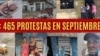Protestas en septiembre en Cuba. (Observatorio Cubano de Conflictos)