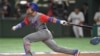 Yoelkis Céspedes, pelotero cubano que escapó de la selección nacional en la Liga Can-Am el lunes 24 de junio de 2019.