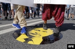 Protesta en Moscú contra reforma a pensiones de Putin.