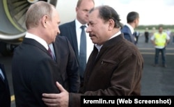 Vladimir Putin se reunió con Daniel Ortega, en Managua, en julio de 2014. El presidente de Rusia definió a Nicaragua como "socio importante para Rusia en América Latina".