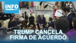Info Martí | Presidente de EEUU cancela firma de acuerdo con Ucrania