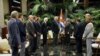 Raúl Castro recibe al senador Patrick Leahy y a otros legisladores estadounidenses en febrero de 2017 (Foto: Archivo).