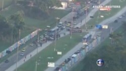 Protesas de policías y bomberos en Río de Janeiro a un mes del comienzo de los Juegos Olímpicos