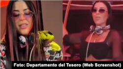 DJ Jimena Romina Araya Navarro, conocida como “Rosita”, señalada de integrar una red que habría proporcionado “apoyo material a TdA”. 