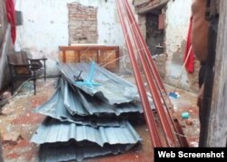 Tornado en Centro Histórico de Camagüey deja daños en casas. Foto Radio Cadena Agramonte