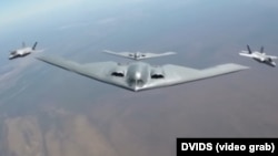 Bombardero B-2 como los utilizados en la operación militar de EEUU contra tres instalaciones nucleares de Irán. 