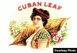 Marquilla de una caja de habanos