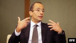 El director presidente de Odebrecht, Marcelo Bahia Odebrecht, durante una entrevista con Efe. 