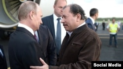 Visita de Putin a Nicaragua. 