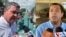 De izquierda a derecha Juan Sebastián Chamorro y Félix Maradiaga, ambos aspirantes a la presidencia de Nicaragua detenidos hace tres meses. Foto Houston Castillo, VOA.