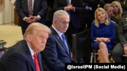 Trump y Netanyahu se reúnen con familiares de rehenes y con civiles y soldados israelíes heridos en los ataques del 7 de octubre