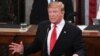 El presidente de Estados Unidos, Donald Trump en el Discurso sobre el Estado de la Unión.
