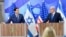 El secretario de Estado de EEUU, Marco Rubio, realiza una conferencia de prensa en Israel con el primer ministro israelí, Benjamín Netanyahu, lunes, 15 de septiembre del 2025