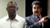 Manuel Ricardo Cristopher Figuera y Nicolás Maduro. (Infobae)