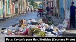 Acumulación de basura en las calles en Cuba (Imahen de archivo)