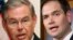 Los senadores cubanoamericanos Bob Menéndez y Marco Rubio
