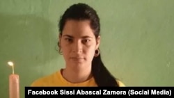 Sissi Abascal Zamora, presa política cubana y miembro del movimiento Damas de Blanco.
