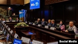 Presidencia del VII Foro de Rectores de Universidades de Rusia y Cuba