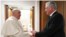 El 20 de junio de 2023 Miguel Díaz-Canel fue recibido en audiencia privada por el Papa Francisco, en la Oficina del Aula Paolo VI, de la Santa Sede. Foto Alejandro Azcuy-Presidencia Cuba.