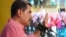 El gobernante venezolano Nicolás Maduro en un mitin con sus seguidores. 