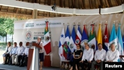 Cumbre migratoria en Palenque, México. ( Presidencia de México/Handout via REUTERS )