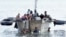 En embarcaciones rústicas como esta los cubanos se hacen a la mar esperando llegar a EEUU con escalas en Islas Caimán y Centroamérica.