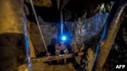 Una mina de oro en El Callao, estado de Bolívar, Venezuela.