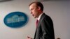 El asesor de seguridad nacional de la Casa Blanca, Jake Sullivan, informa a la prensa sobre el estado de las conversaciones con Rusia, Washington, 13 de enero de 2021. (AP Foto/Andrew Harnik)