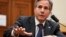 Antony Blinken, secretario de Estado de Estados Unidos, ante el Comité de Exteriores de la Cámara de Representantes. (Ken Cedeno / AFP).